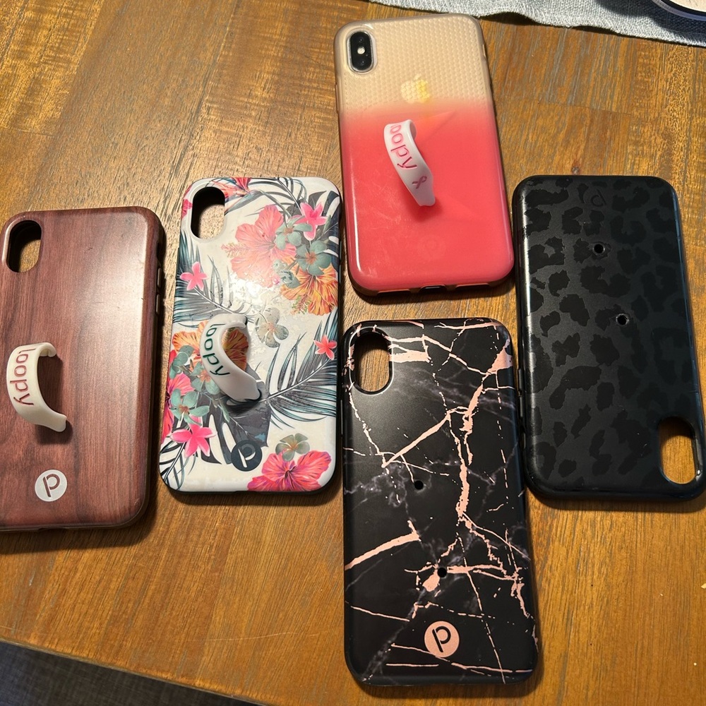 5 I phone 10 loopy cases